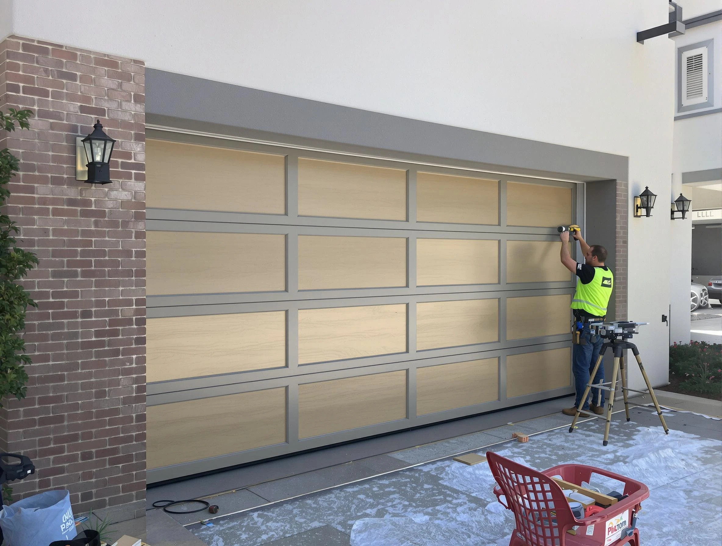 Garage door replacement service by Guadalupe Garage Door Repair in Guadalupe