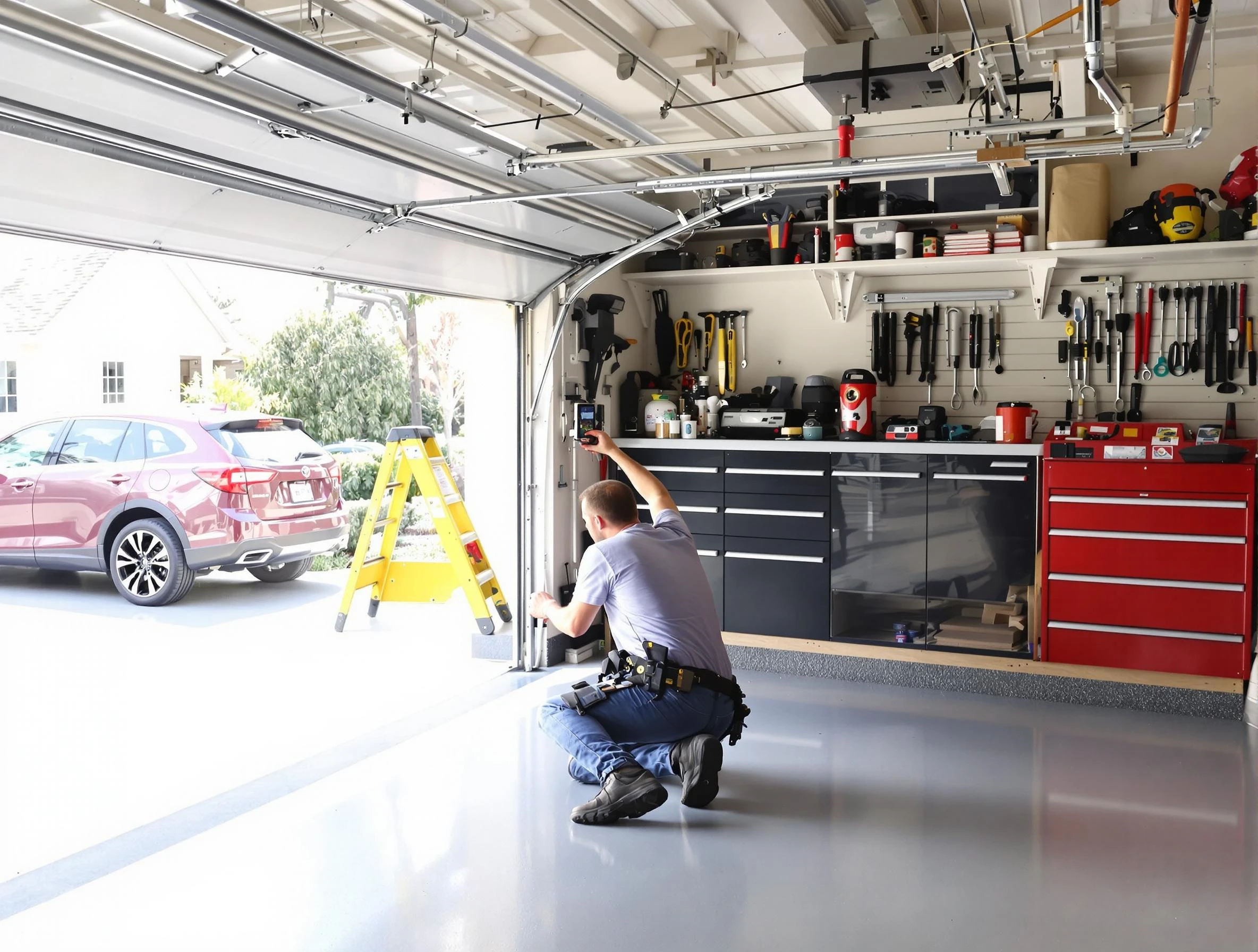 Local garage door repair service by Guadalupe Garage Door Repair in Guadalupe